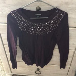 Express Beaded Sweater